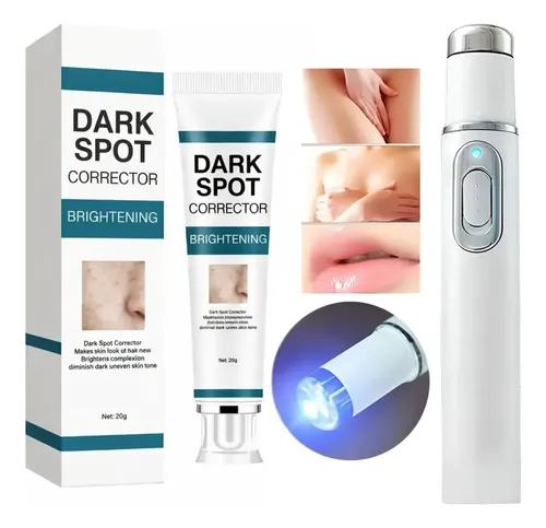 Láser Eliminador Cicatrices + Crema Blanqueadora Efectiva Todo Tipo De Piel Día/noche