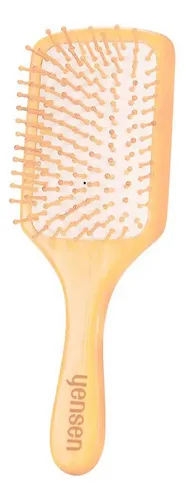 Cepillo Peine De Pelo Paleta Natural Madera Desenredante