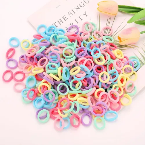 Pack 500 Ligas Elásticas Para Niñas, Colores Enviados Al
