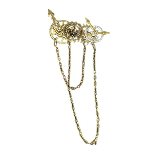 Pinza Para El Pelo Steampunk Clock Gear Para Cosplay De Muje