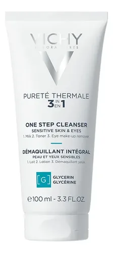 Vichy Purete Thermale Desmaquillante Integral Rostro 3 En 1 Limpia Tonifica Desmaquilla