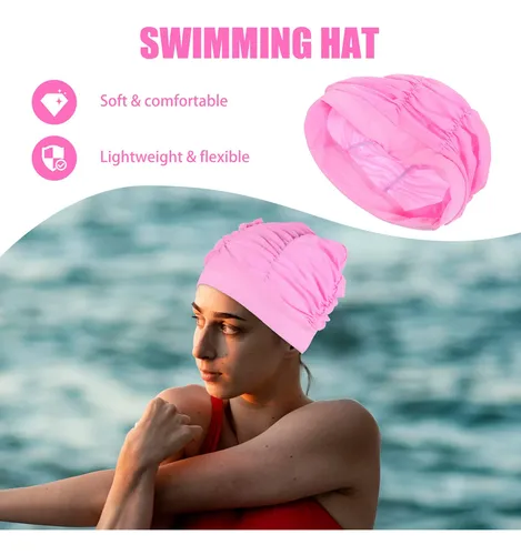 Gorro De Natación Wrinkle Wrinkle Para Mujer