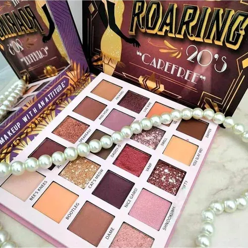 Paleta Sombras 20 Colores Brilloso Mate The Roaring 20’s Carefree Rude Cosmetics