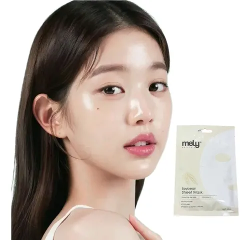Mascarilla Mely Tela Extractos De Soja Hidrata Viral Premium