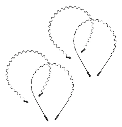 4 Aros De Metal Para El Pelo, Unisex, Ondulados, Para Ducha,