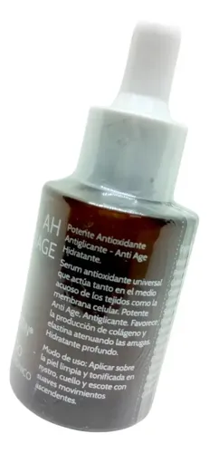 Booster Serum Ah Antiage Antioxidante Prevencion 30ml Zine Momento De Aplicación Día/noche Tipo De Piel Todo Tipo De Piel