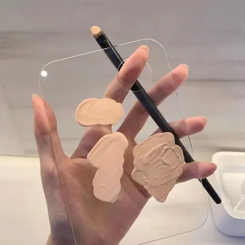 Paletas De Maquillaje Para Mezclar Bases, 5 Unidades, Paquet