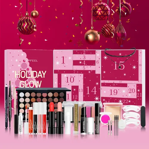 Popfeel Set Navidad Maquillaje Tonos Tierra Principiantes