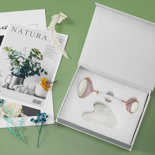 Rodillo Facial Y Gua Sha Xyzbstar Butter Jade