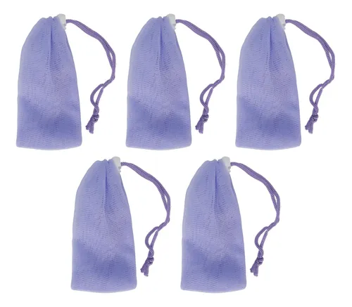 Soap Foaming Net, 5 Unidades, Bolsa Protectora De Malla Con