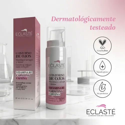 Contorno Ojos Eclasté 15ml Disminuye Bolsas Ojeras Arrugas Todo Tipo De Piel Día/noche