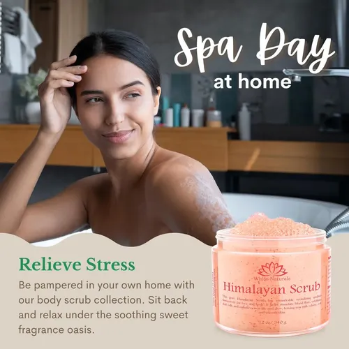 Exfoliante Corporal White Naturals Con Sal Del Himalaya 350
