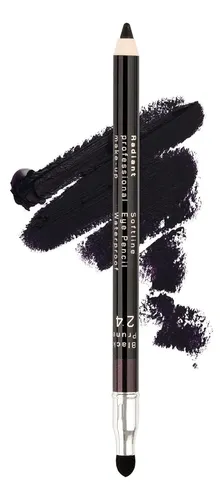 Lápiz Delineador Radiant Professional Negro 24 Prune