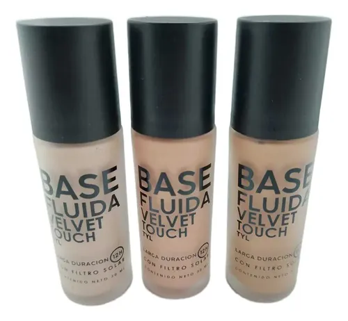 Base Fluida Con Filtro Solar Velvet Touch Thelma Y Louise Tono Tono Claro