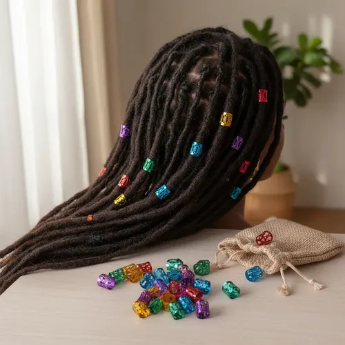 20 Anillos Cuff Milticolor Para Peinados, Trenzas Y Rastas.