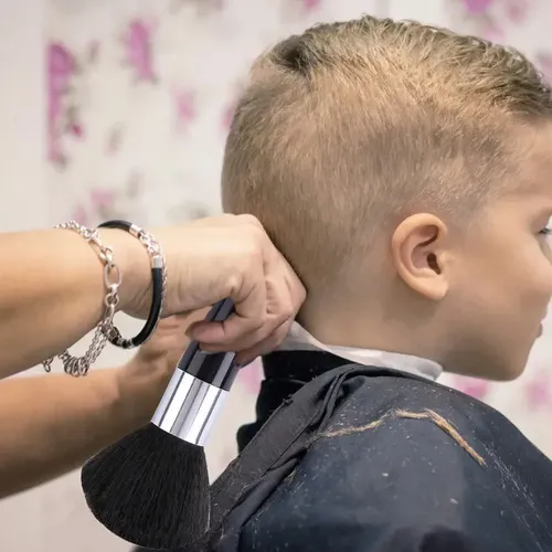 Cepillo Negro Profesional Para Peinado Y Barbería