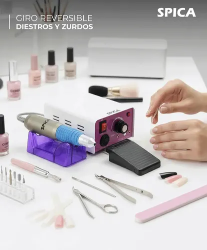 Torno De Uñas Manicura Pedicura Esculpida Manos Pies + Kit