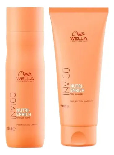 Wella Enrich Combo Shampoo 250 Ml+ Acondicionador Nutricion