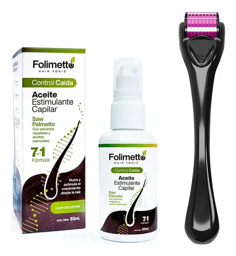 Aceite Con Extracto De Romero Café Ortiga + Derma Roller