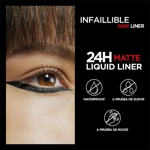 Delineador Infallible 24h Matte Liquid Negro Mate