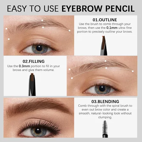Lápiz Microblading Para Cejas Maveni Browcharm 0.1 Mm