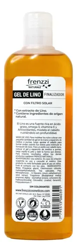 Kit 2 Gel Finalizador Rulos Gel De Lino 350ml Frenzzi