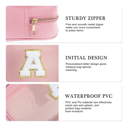 Bolsa De Maquillaje Yoolife Initial Clear Toiletry Para Viaj