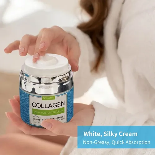 Crema Facial De Colágeno Con Ácido Hialurónico Santymo