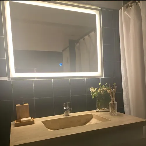 Espejo Led Rectangular 120×80 Touch
