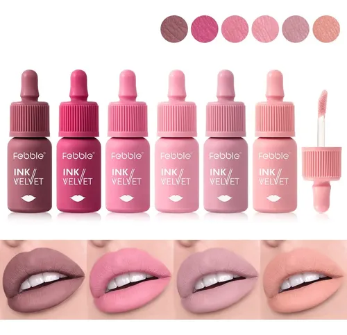 6 Piezas Brillo De Labios Taza Antiadherente Brillo De