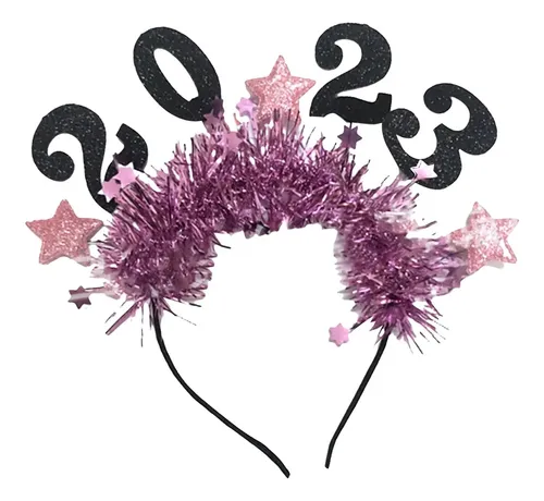 Diadema De Feliz Año Nuevo, Diademas De Aro Para El Pelo