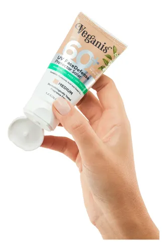 Veganis Protector Solar Facial Fps60 Tono Claro 36 Ml