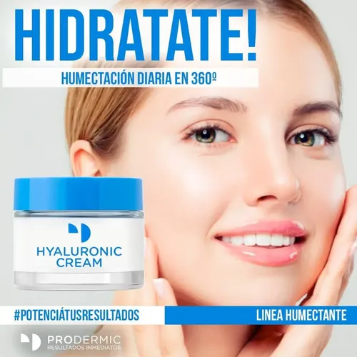 Prodermic Crema Humectante Y Oxigenante Hyaluronic Cream 50g