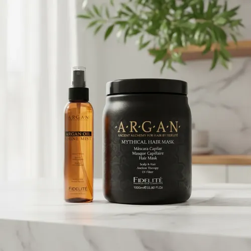 Máscara Argán 1kg + Brillo Instantáneo Mythical Fidelité