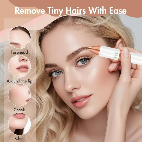 Depiladora Facial Recargable Mujer Sin Dolor Para Cejas