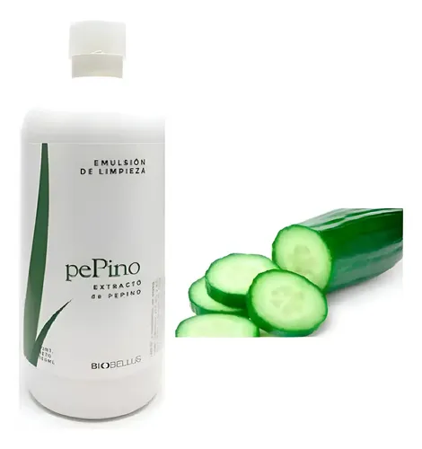 Emulsión Limpiadora Facial Pepino Biobellus 500ml Piel Normal