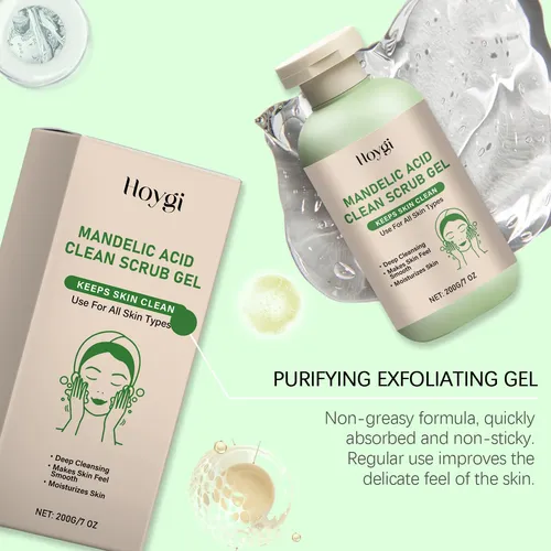 Gel Exfoliante Suave Limpiador Piel Facial