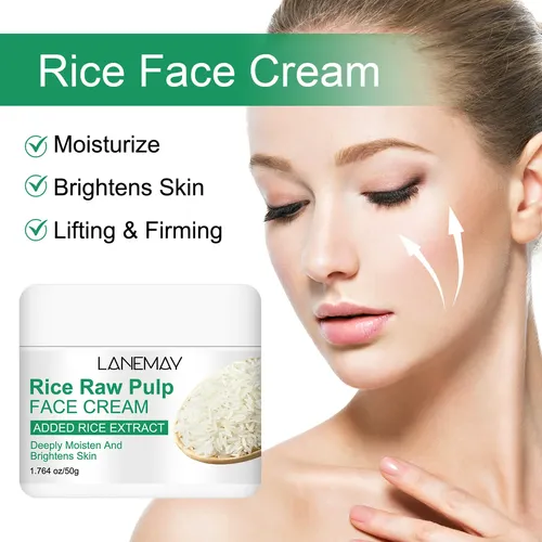 Crema Facial De Pulpa De Arroz Lanemay – Hidrata, Ilumina
