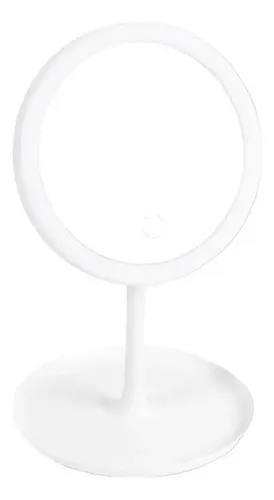 Espejo Maquillaje Con Luz Led Regulable Redondo Suono