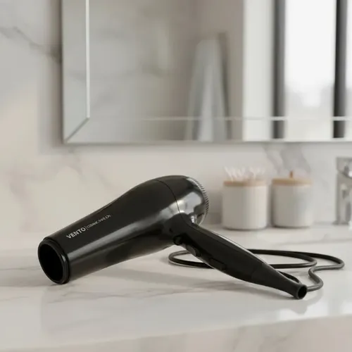 Secador de Pelo Profesional GA.MA Italy Vento Negro Cerámico Iónico con 2200 W