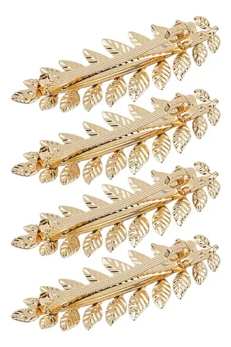 4 Broches De Para Mujer Y Mujer, Con De Hojas, Pe /.tennis