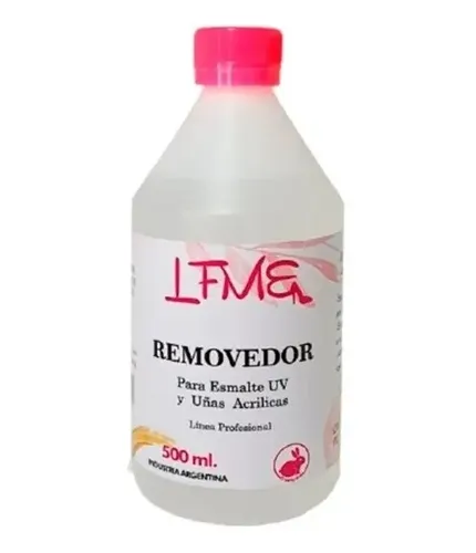 Removedor Uv Semipermanente Y Uñas Acrílicas 500ml. Lfme