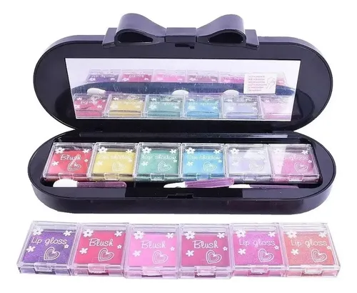 Set De Maquillaje Poppi Desplegable Abanico Nuevo Nenas 5669