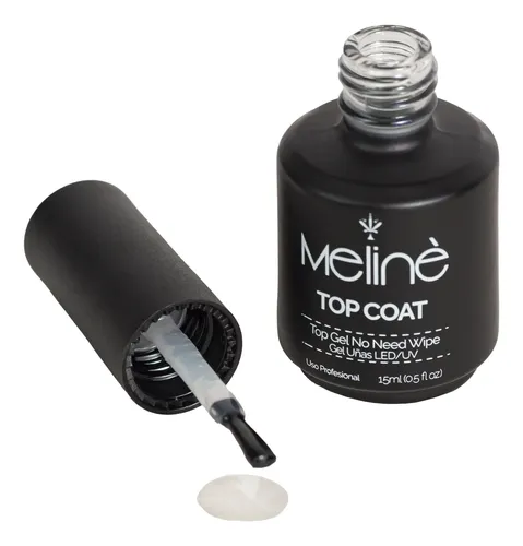 Esmalte Semipermanente Top Coat Gel Uvled Meline
