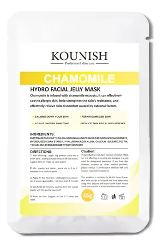 Mascarilla Jelly Mask Chamomile Manzanilla Antinflamatoria