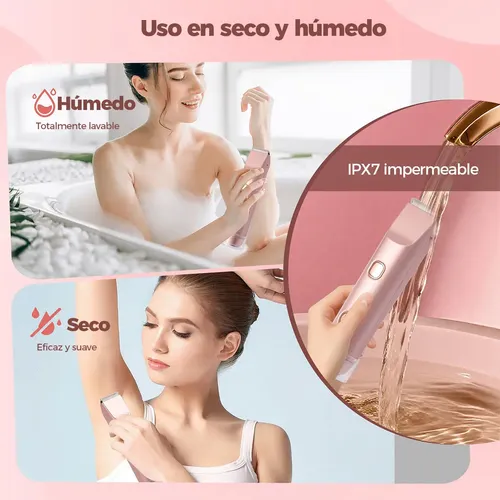 Depiladora Bikini For Mujer Doble Cabeza Eléctrica 2in1 Rt