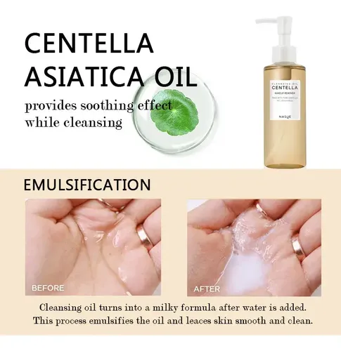 Aceite De Limpieza Centella Asiatica, Limpieza Profunda,