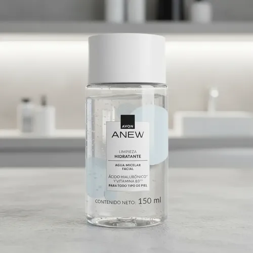 Avon Anew Agua Micelar Facial De Limpieza Hidratante 150ml