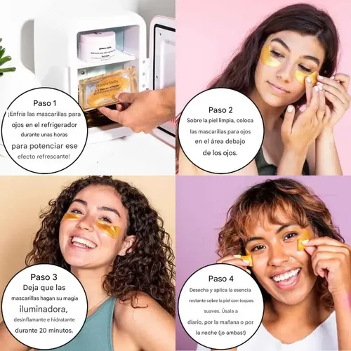Mascarilla Para Ojeras Parches Hidratantes Niacinamida 96u