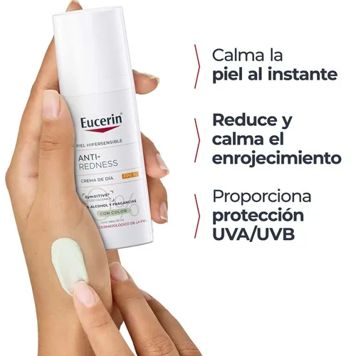 Crema De Día Eucerin Antienrojecimiento Fps 25 X 50 Ml